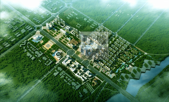 山东潍坊经济开发区中心商务区城市设计