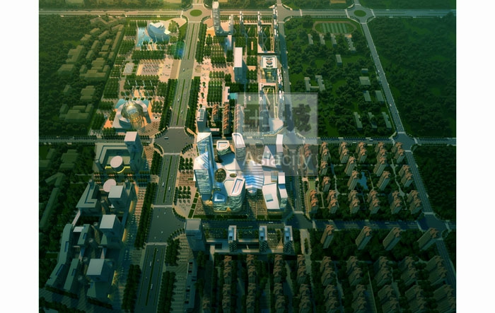 山东潍坊经济开发区中心商务区城市设计
