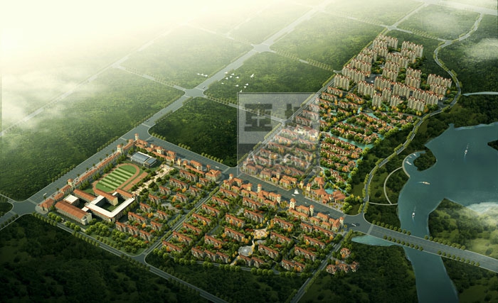 山东潍坊“虞河-黄金水岸”规划及建筑设计
