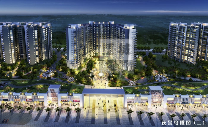 韶关市翁源“龙翔花园”商住社区项目建筑设计