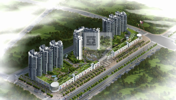 韶关市翁源“龙翔花园”商住社区项目建筑设计