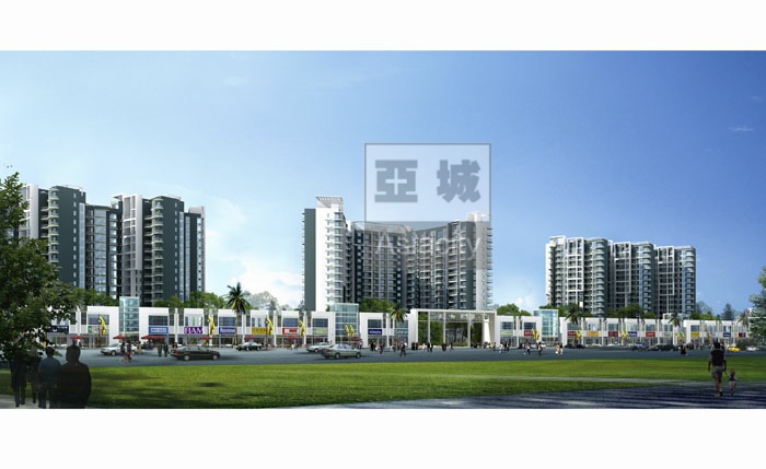 韶关市翁源“龙翔花园”商住社区项目建筑设计