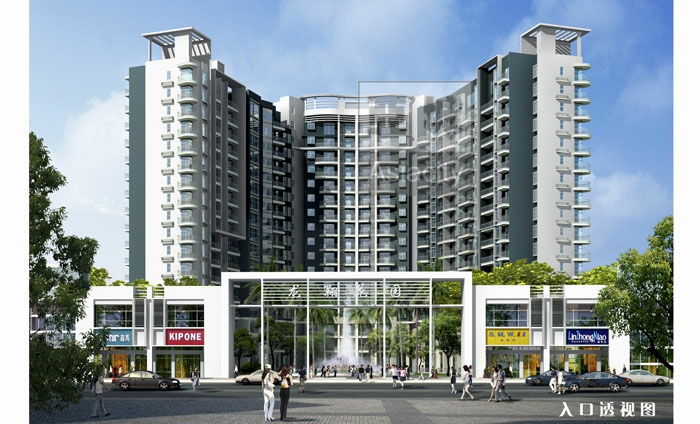 韶关市翁源“龙翔花园”商住社区项目建筑设计