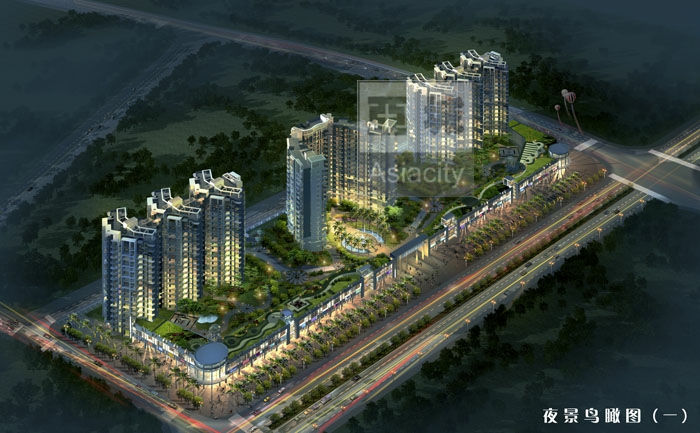 韶关市翁源“龙翔花园”商住社区项目建筑设计